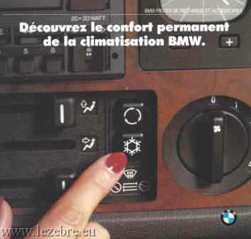 BMW climatisation climate